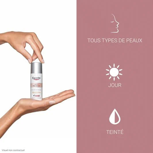 EUCERIN ANTI-PIGMENT SOIN DE JOUR TEINTÉ LIGHT SPF 30