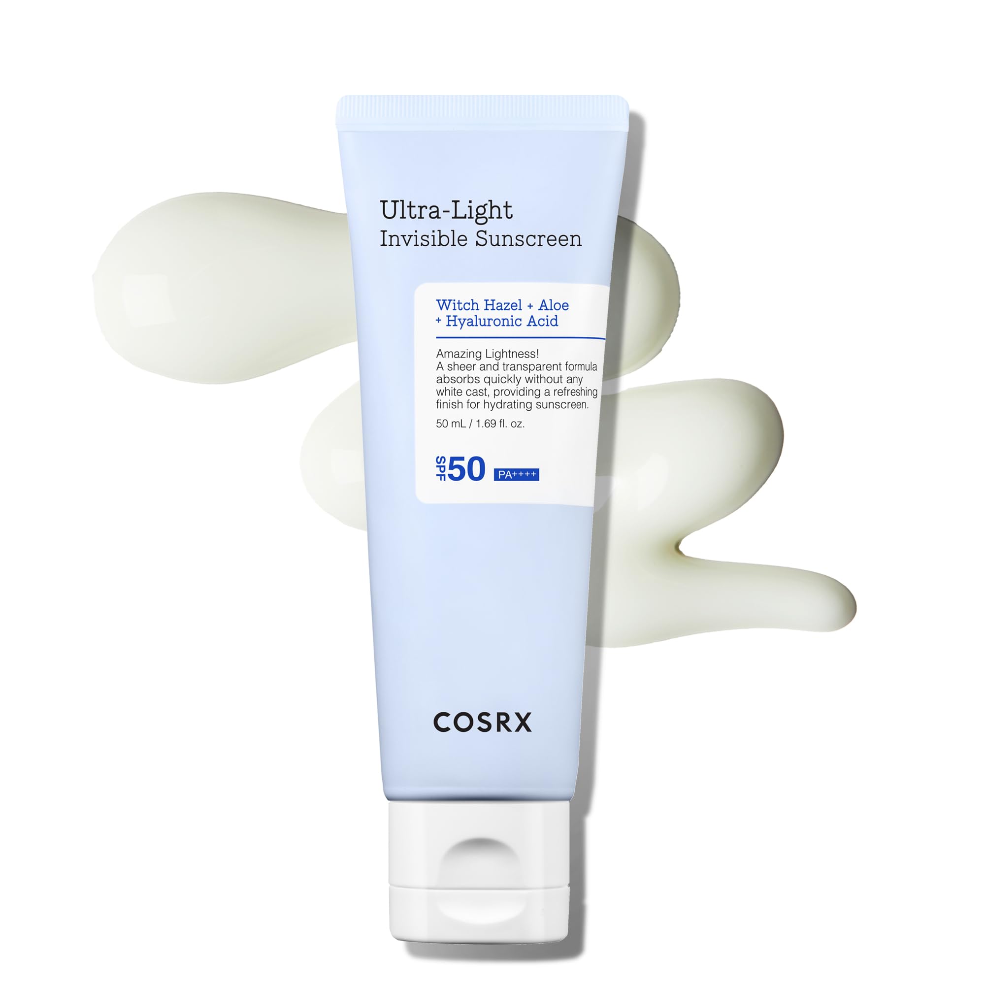 COSRX CRÈME SOLAIRE INVISIBLE ULTRA LÉGÈRE SPF 50 PA++++