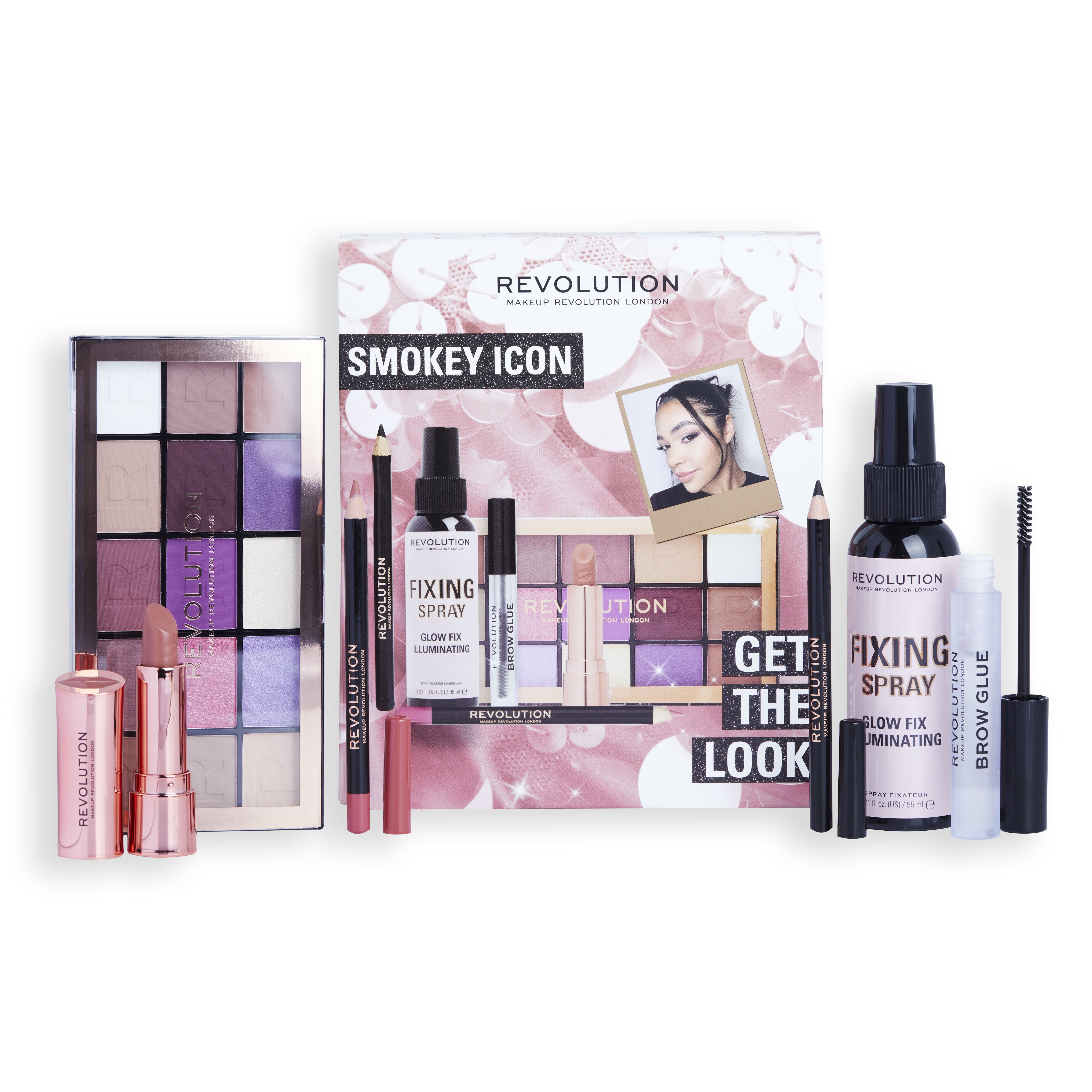 COFFRET MAKEUP REVOLUTION GET THE LOOK GIFT SET SMOKEY ICON