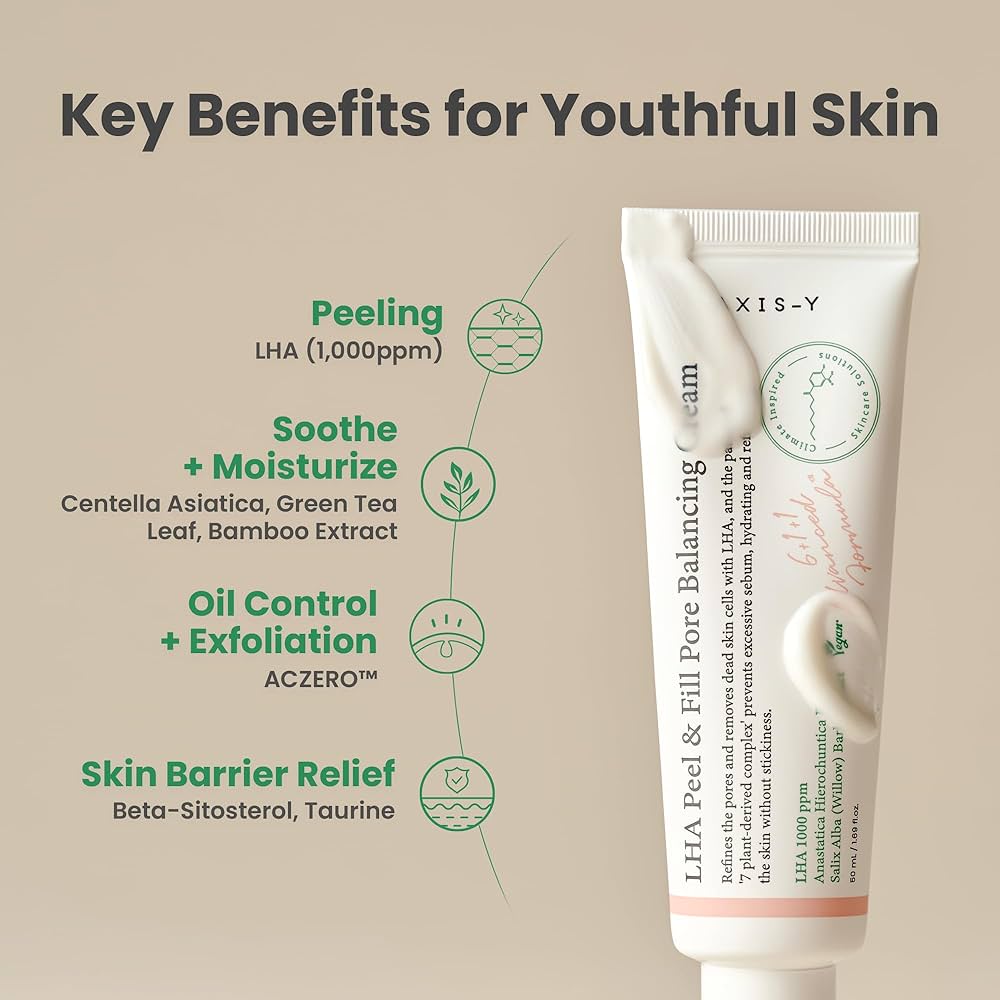 AXIS Y LHA PEEL & FILL PORE BALANCING CREAM 50ML