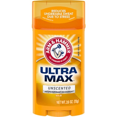 ULTRA MAX SOLIDE ANTI-TRANSPIRANT DÉODORANT ARM & HAMMER , NON PARFUMÉ 73G