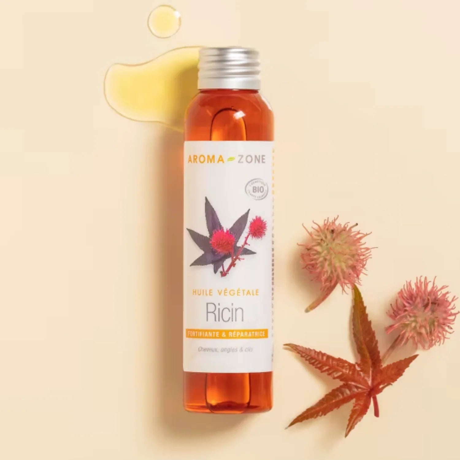 AROMA ZONE HUILE DE RICIN BIO 100ML