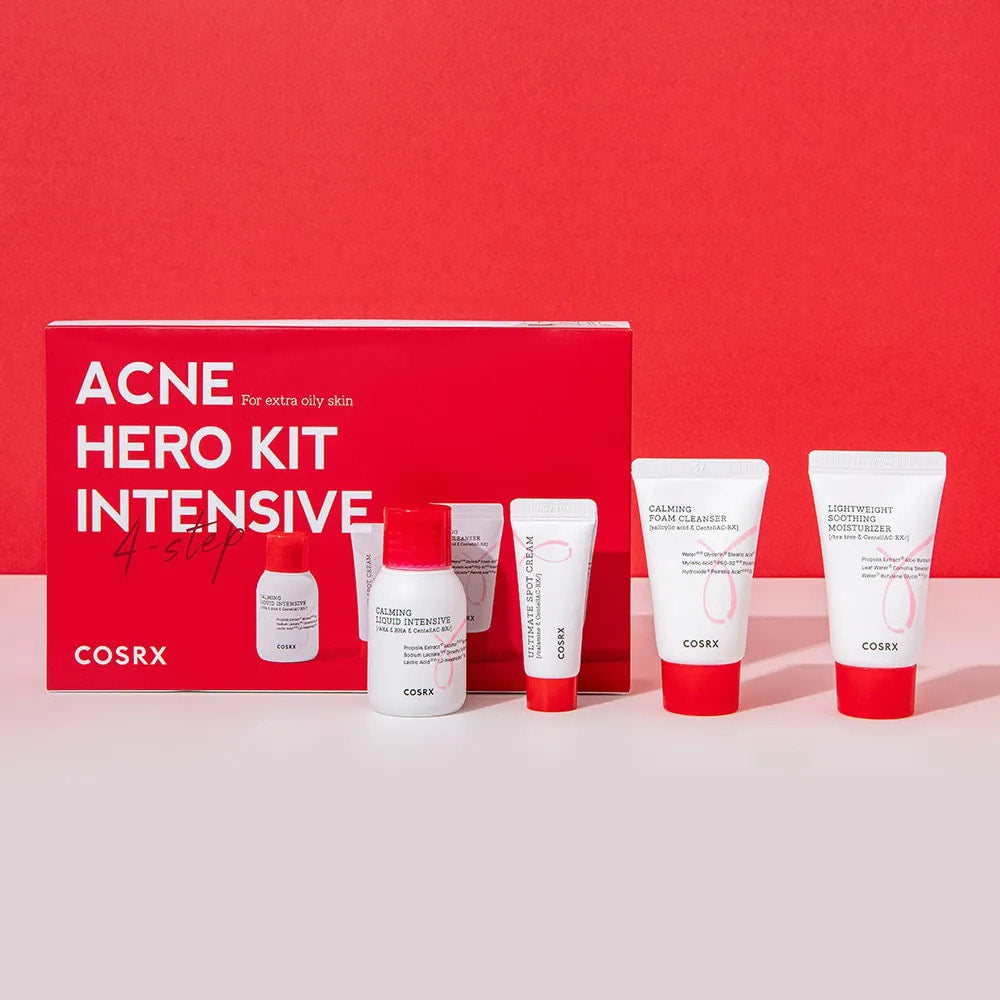 COSRX - ACNE HERO KIT INTENSIVE - DISCOVERY SET 4 STEPS