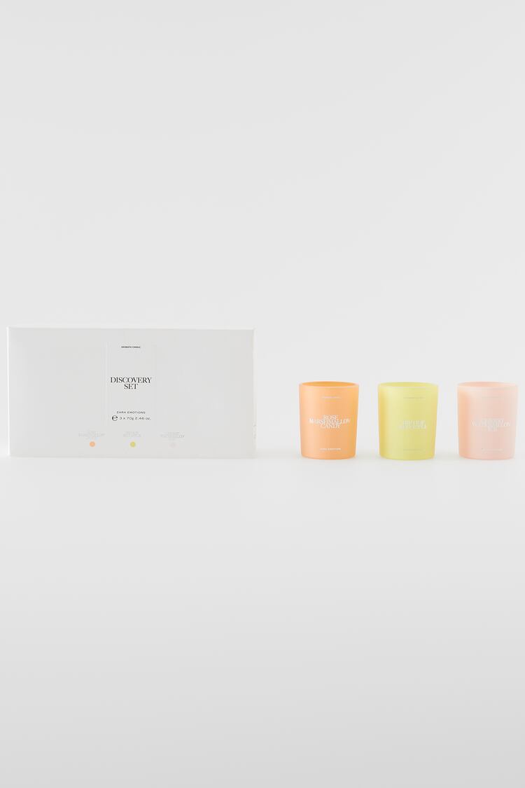 ZARA DISCOVERY SET CANDLES 3 x 70 G