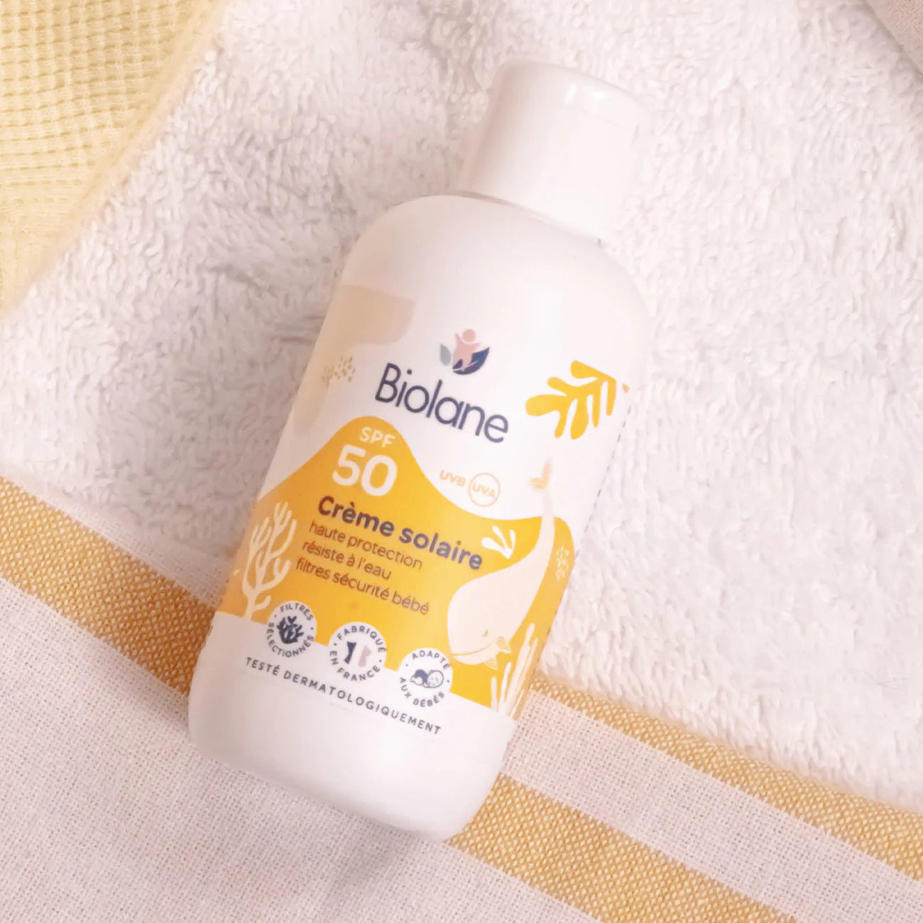 BIOLANE CRÉME SOLAIRE SPF 50 ADAPTÉ AUX BÉBÉS