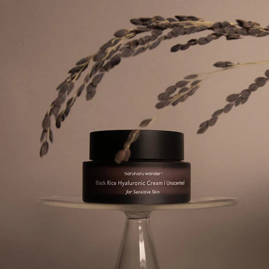 HARUHARU WONDER CRÈME HYALURONIQUE DE RIZ NOIR SANS PARFUM : POUR PEAUX SENSIBLES (50ML) FORMAT POT