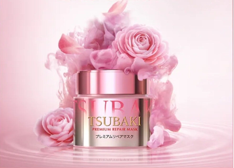 TSUBAKI PREMIUM REPAIR MASQUE EDITON ROSE ( TRAITEMENT CAPILLAIRE PROFOND ) 180 G