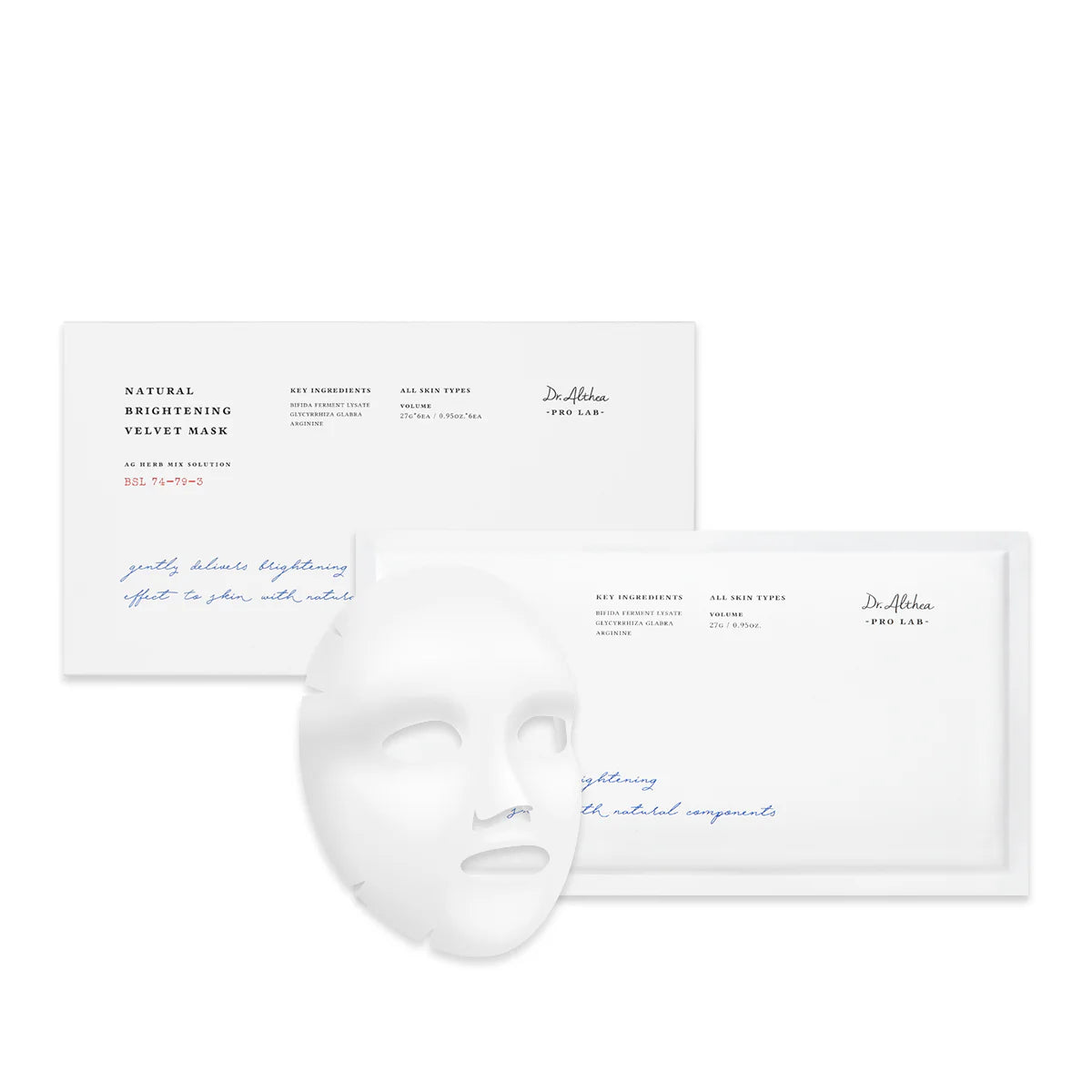 DR. ALTHEA PRO LAB NATURAL BRIGHTENING VELVET MASK
