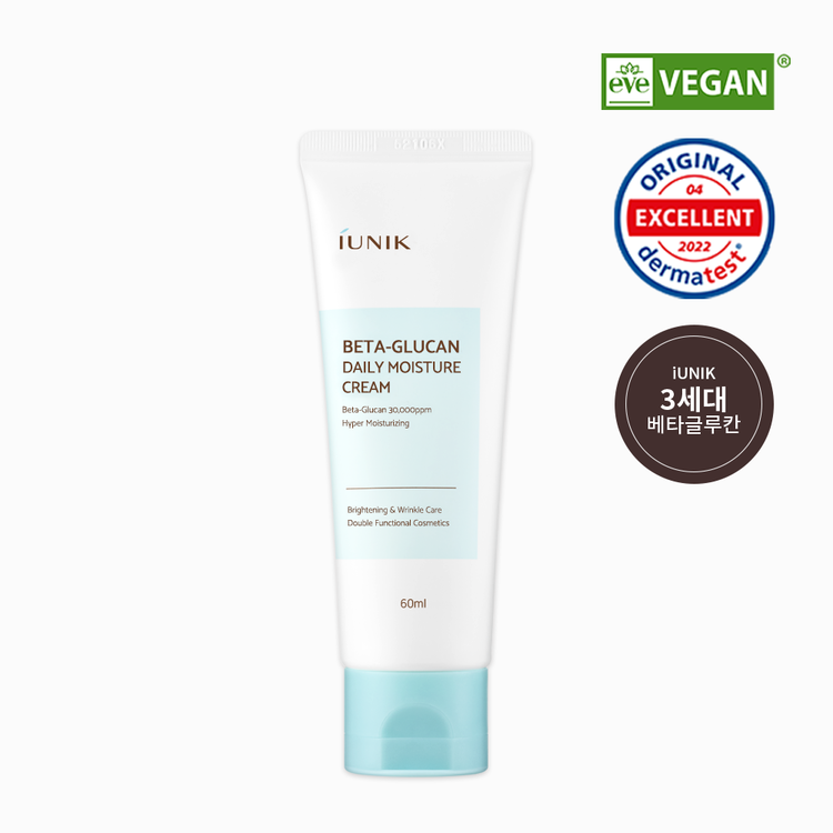 IUNIK BETA GLUCAN DAILY MOISTURE CREAM 60ML
