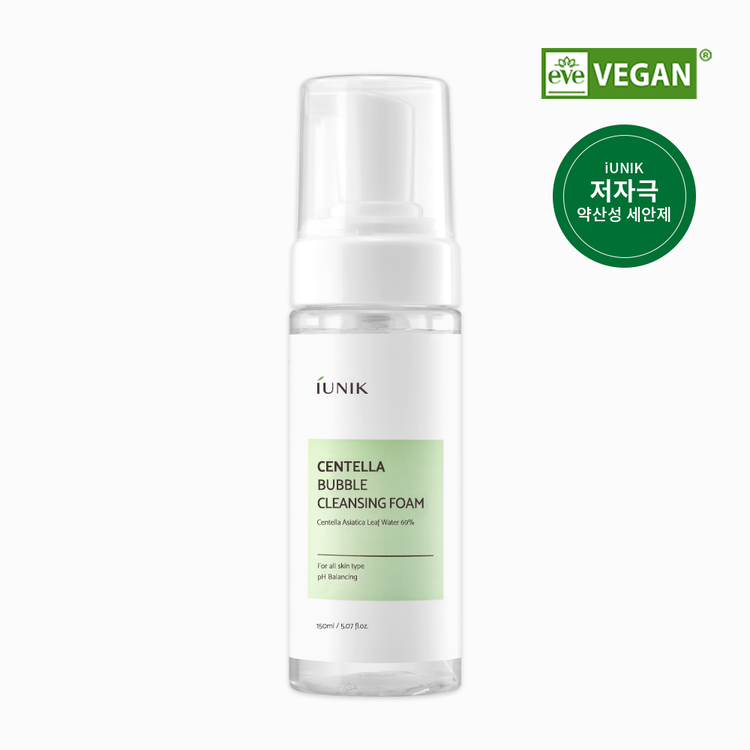 IUNIK CENTELLA BUBBLE CLEANSING FOAM 150 ML