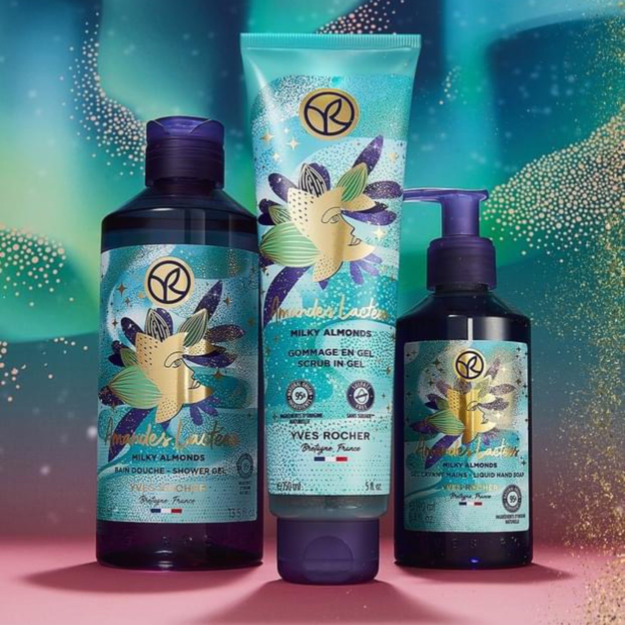 YVES ROCHER COFFRET GAMME AMANDES LACTÉES ÉDITION LIMITÉE