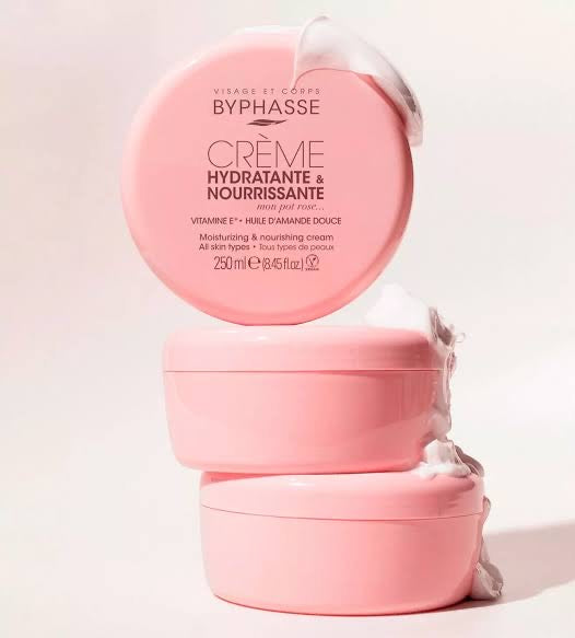 BYPHASSE CRÈME SOIN HYDRATANT ET NOURRISSANT VISAGE ET CORPS 250ML