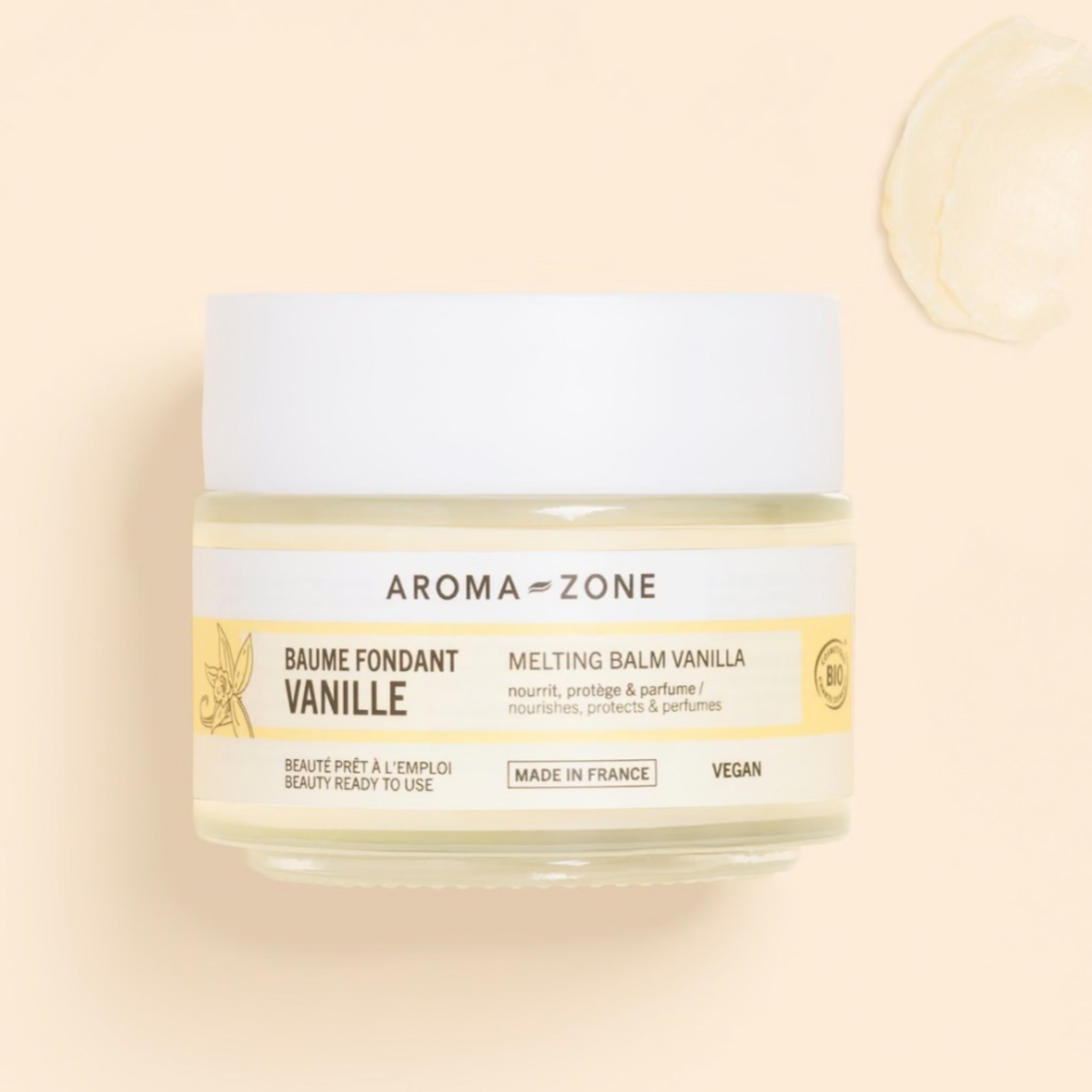 AROMA ZONE BAUME FONDANT KARITÉ ET VANILLE BIO POT DE 100Ml