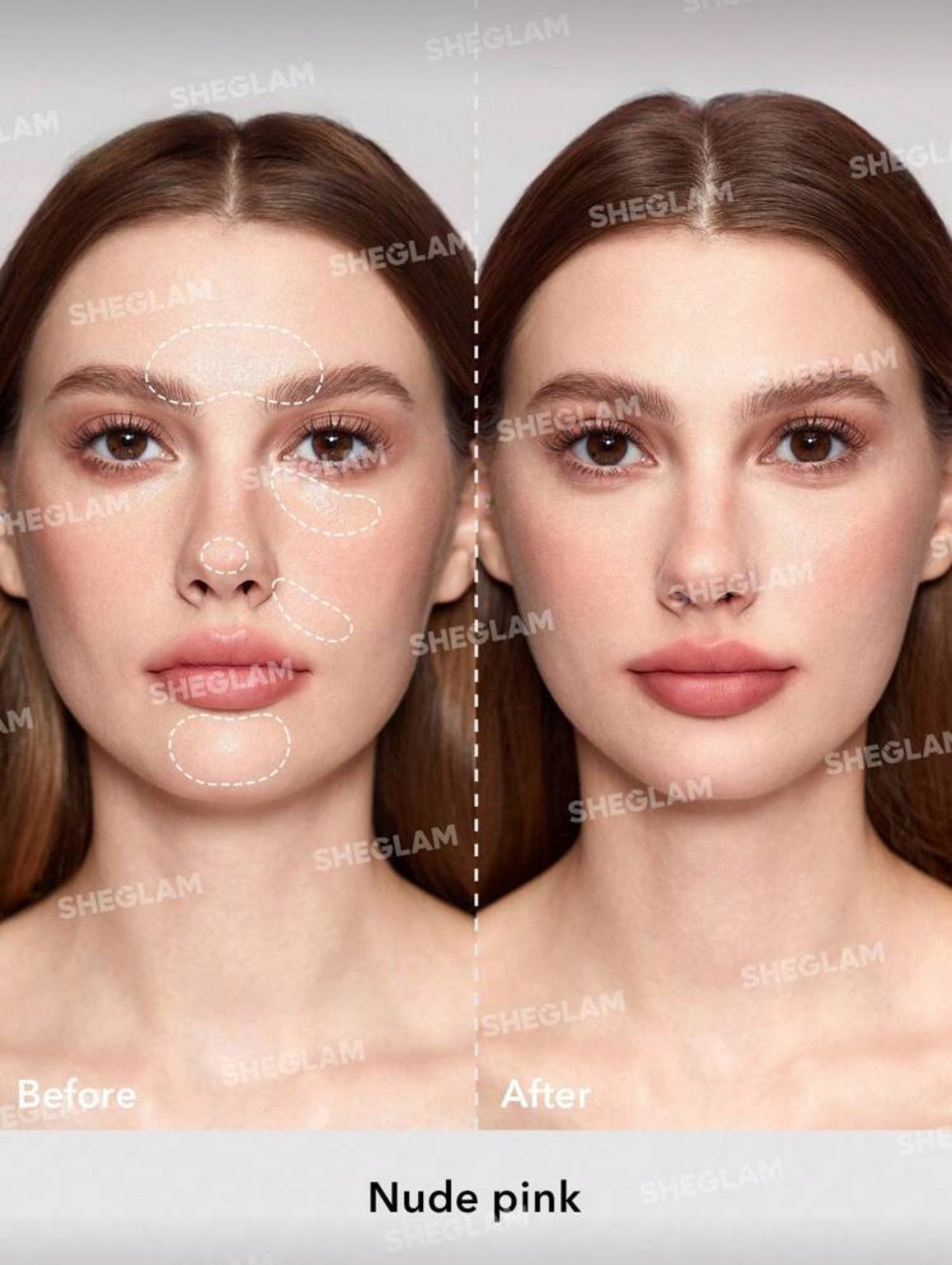 SHEGLAM POUDRE ANTI HUILE VELOUR NUDE PINK