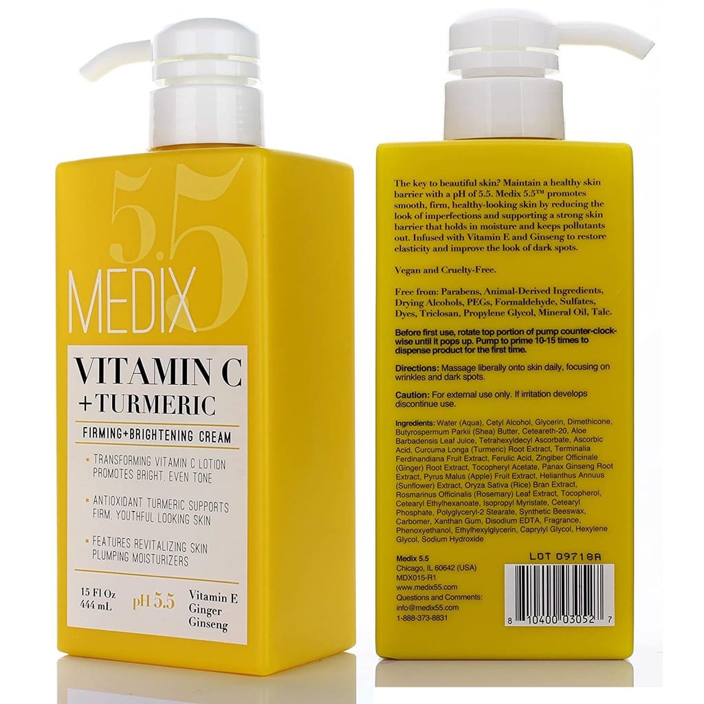 MEDIX 5.5 VITAMIN C CREAM + TURMERIC 444ML