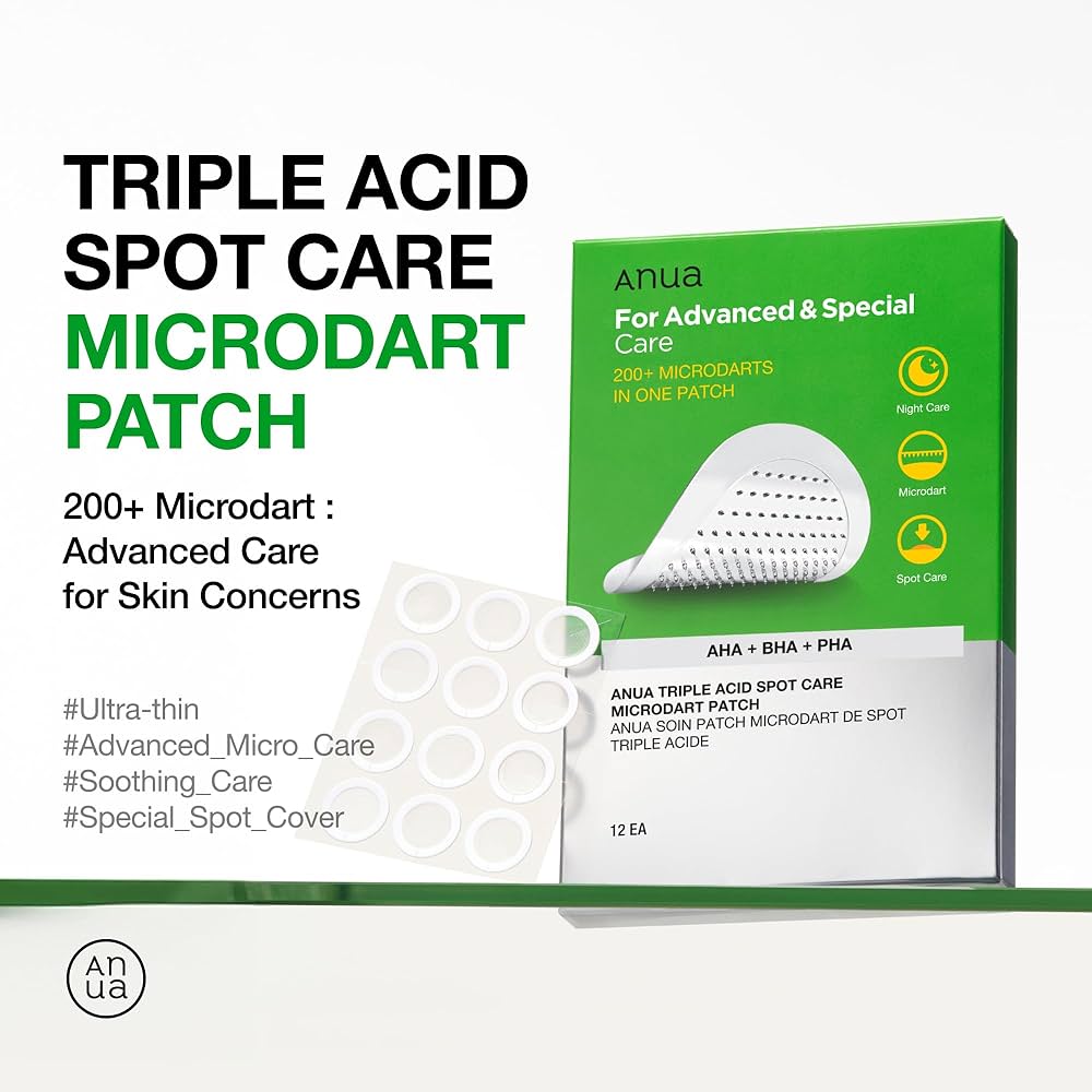 ANUA 200 MICRODARTS IN ONE PATCH FOR ADVANCED & SPECIAL CARE ( AHA - BHA - PHA )
