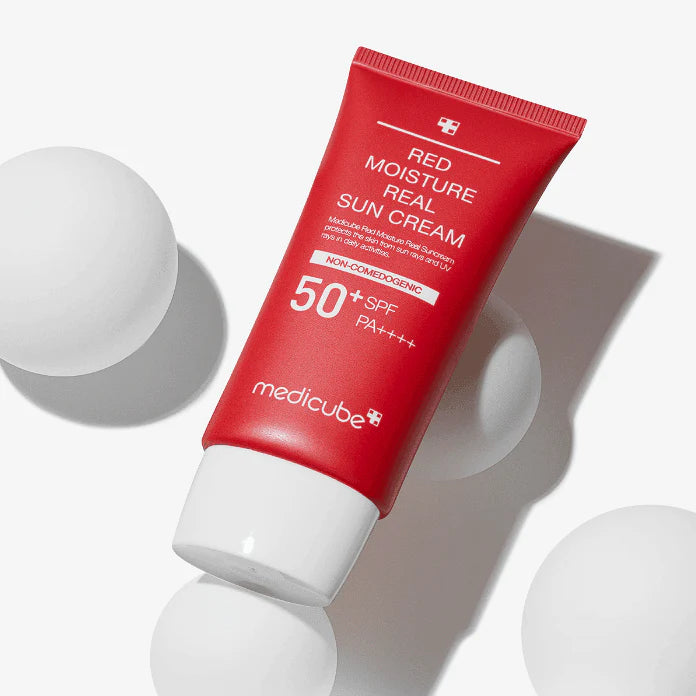 MEDICUBE RED MOISTURE REAL SUN CREAM 50ML SPF50+, PA++++