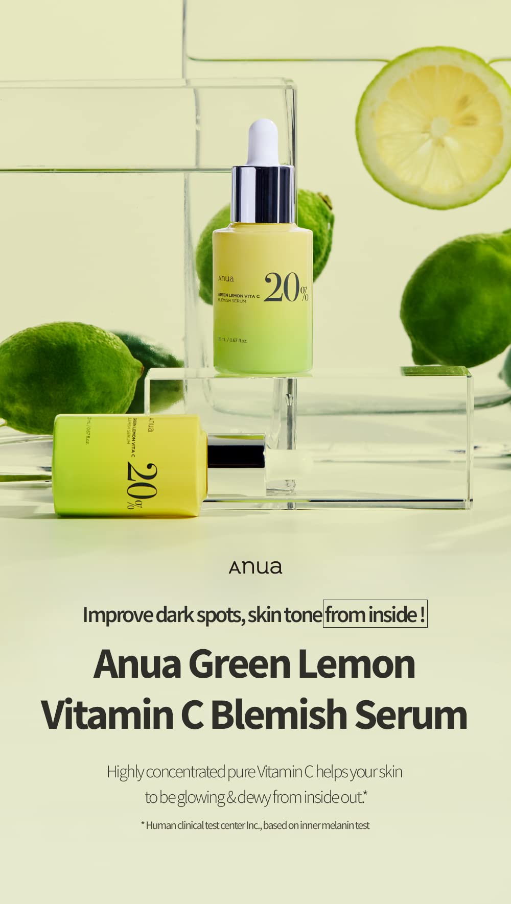 ANUA GREEN LEMON VITA C SÉRUM ANTI IMPERFECTIONS 20G
