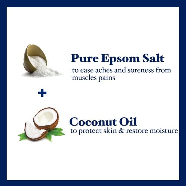 DR TEAL'S PURE EPSOM SALT COCONUT OIL BODY SCRUB 454G