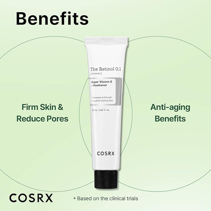COSRX CRÈME THE RETINOL 0,1 CRÈME ANTI-ÂGE 20 G