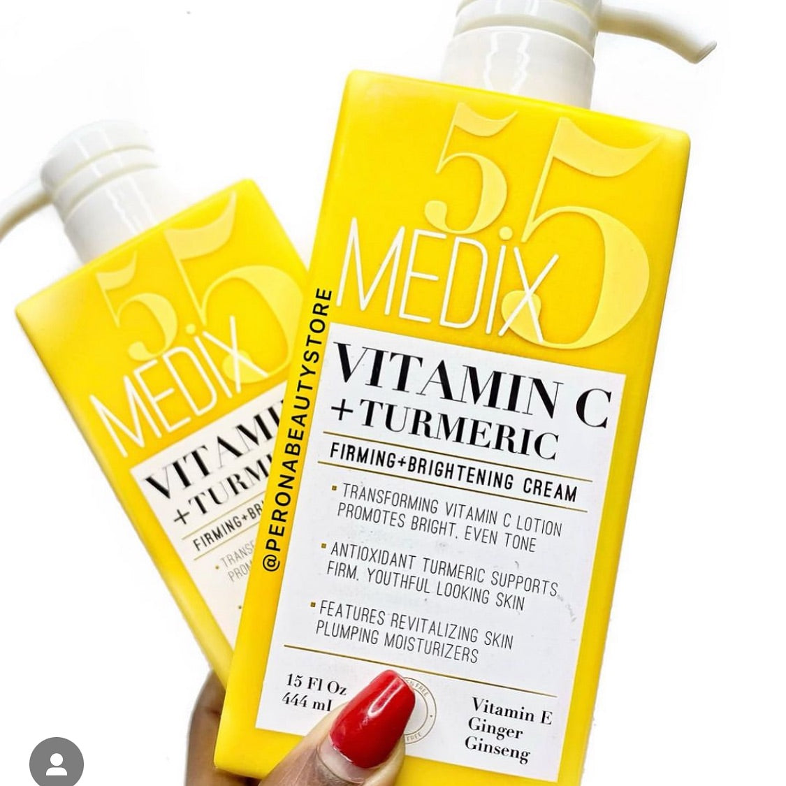 MEDIX 5.5 VITAMIN C CREAM + TURMERIC 444ML
