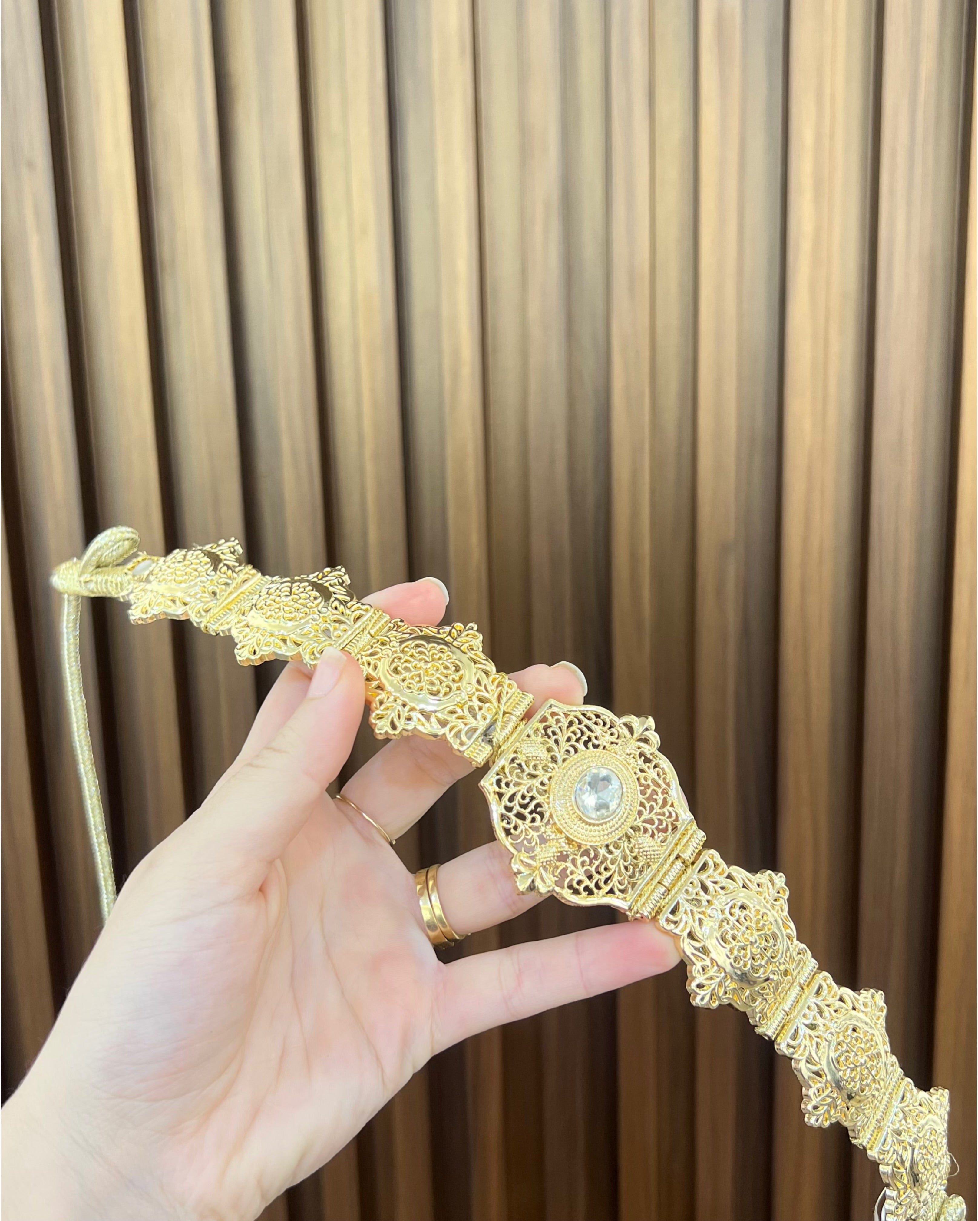 CEINTURE ROYALE DORÉE POUR CAFTAN (SLIM)