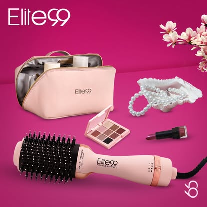 BROSSE SOUFFLANTE EN CERAMIC TRÈS PUISSANTE -PRO 1500W ELITE99- (ROSE Gold)