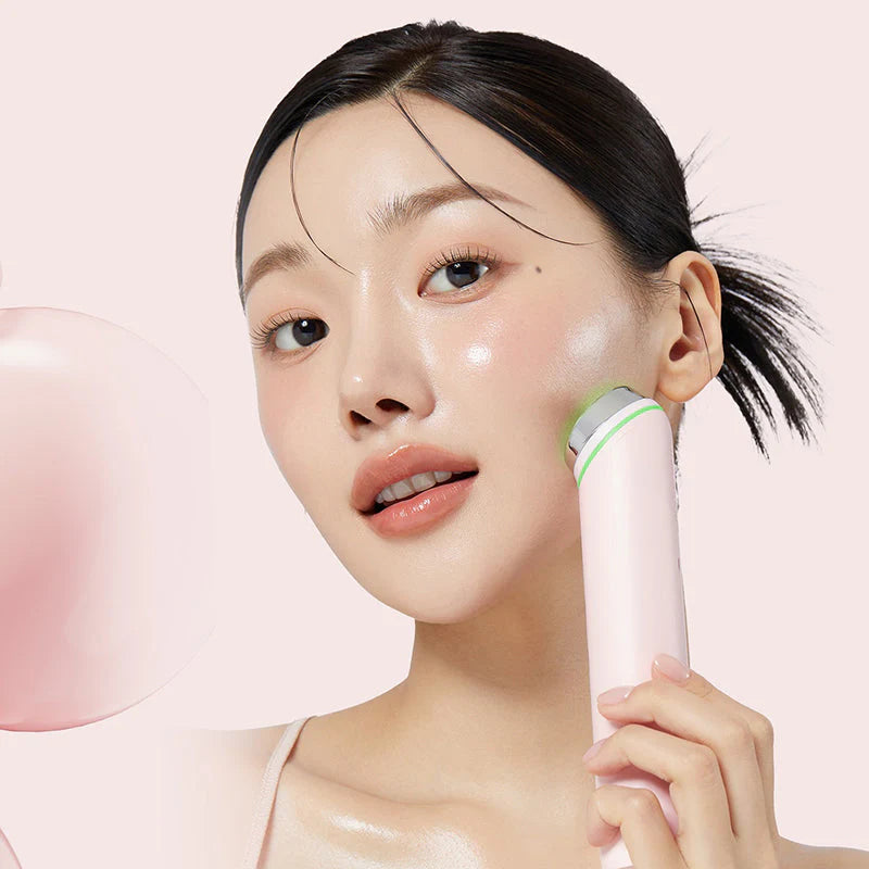 MEDICUBE AGE-R BOOSTER PRO PINK 6-IN-1 REAL GLASS GLOW BEAUTY MASSAGER