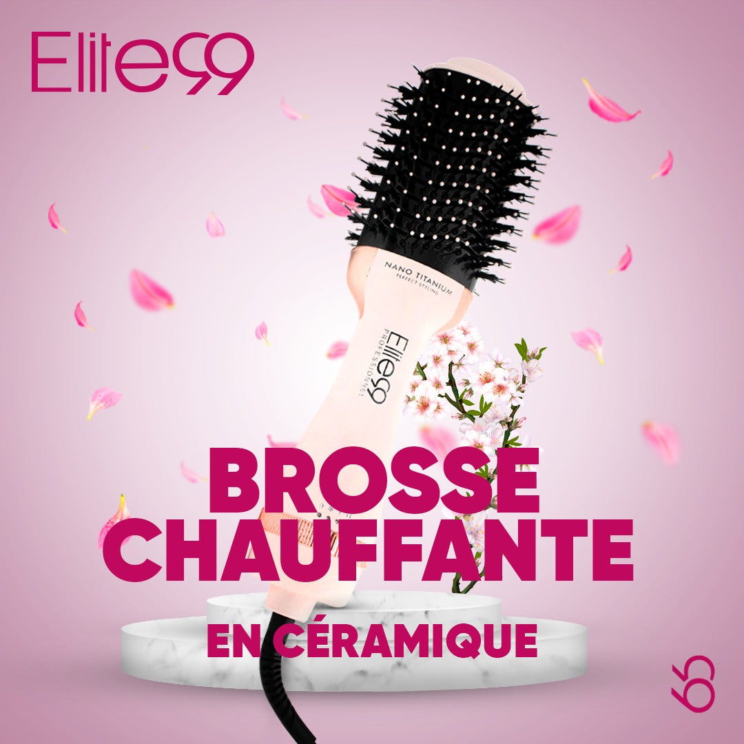 BROSSE SOUFFLANTE EN CERAMIC TRÈS PUISSANTE -PRO 1500W ELITE99- (ROSE Gold)
