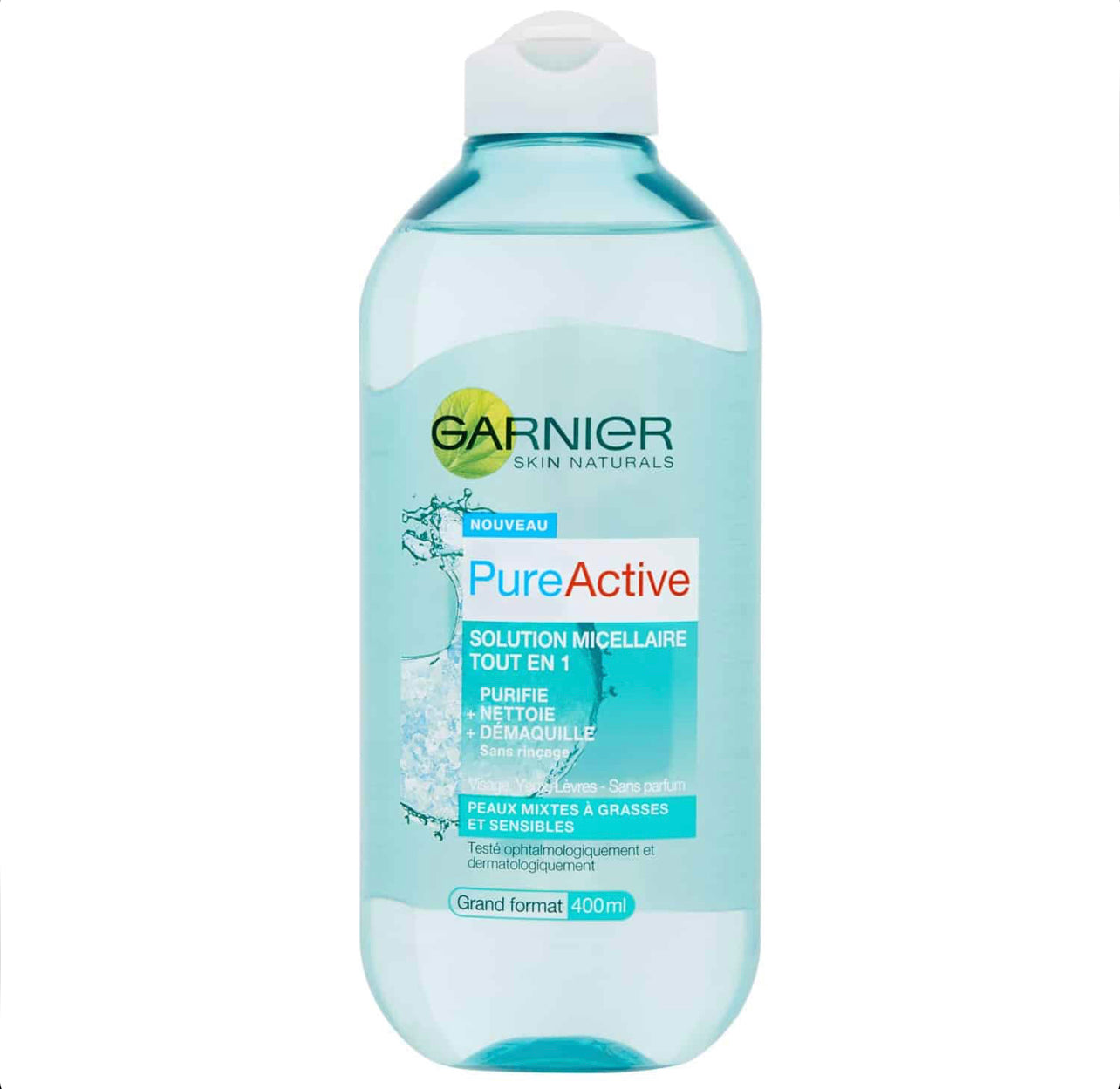 GARNIER EAU MICELLAIRE PURE ACTIVE TOUT EN 1