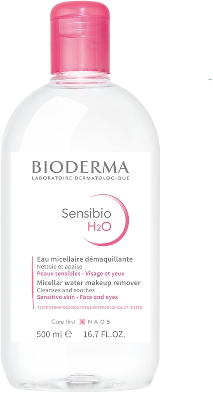 BIODERMA SENSIBIO H2O PEAU SENSIBLE - VISAGE ET YEUX 500ML