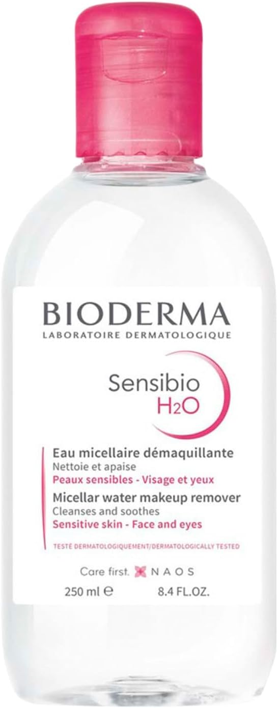 BIODERMA SENSIBIO H2O PEAU SENSIBLE - VISAGE ET YEUX 500ML
