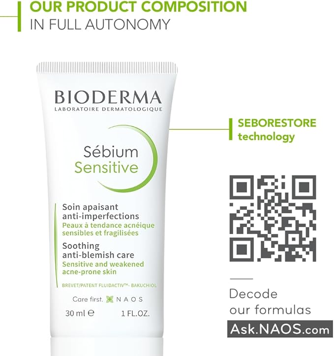 BIODERMA SÉBIUM SENSITIVE SOIN APAISANT ANTI IMPERFECTIONS 30ML