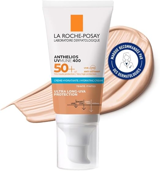 LA ROCHE POSAY ANTHELIOS UVMUNE 400 CRÈME SOLAIRE PEAU SENSIBLE TEINTÉE SPF50+ 50ML