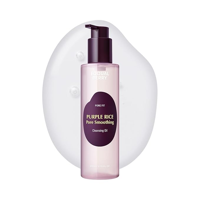 EQQUALBERRY PURPLE RICE PORE SMOOTHING CLEANSING OIL 200ML
