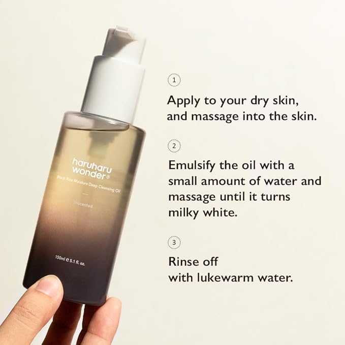 HARUHARU WONDER BLACK RICE MOISTURE DEEP CLEANSING OIL 150 ML