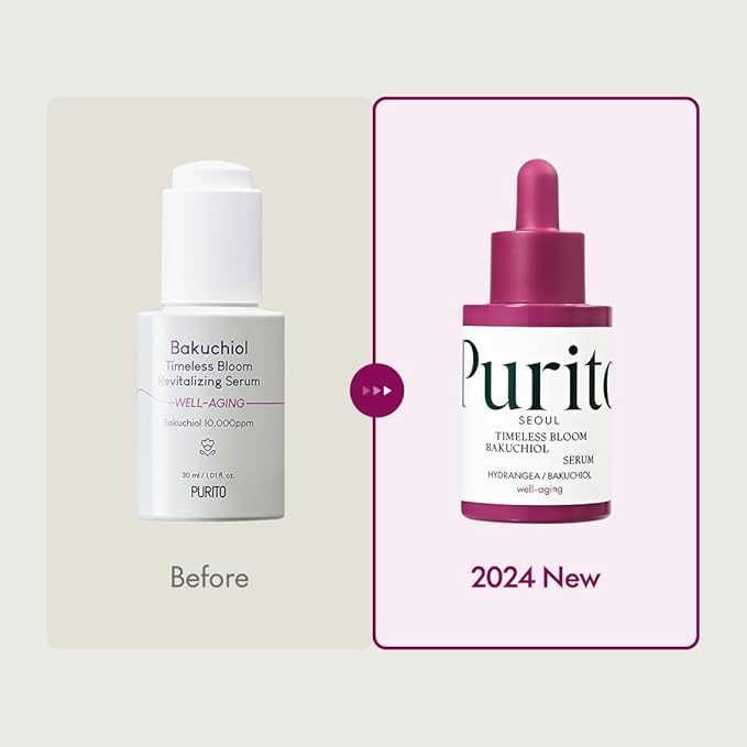 PURITO SEOUL TIMELESS BLOOM BAKUCHIOL SERUM 30ML
