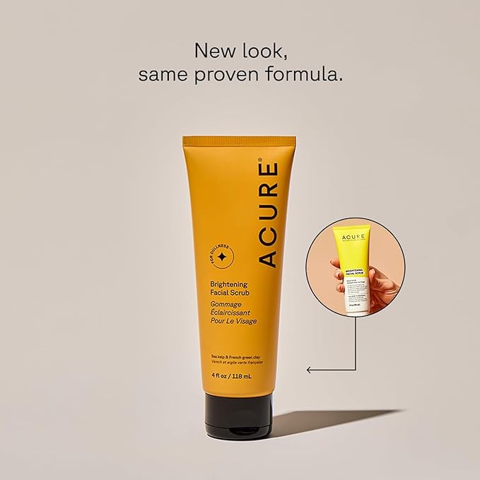 ACURE BRIGHTENING ( ECLAIRCISSANT ) FACIAL SCRUB 118ML