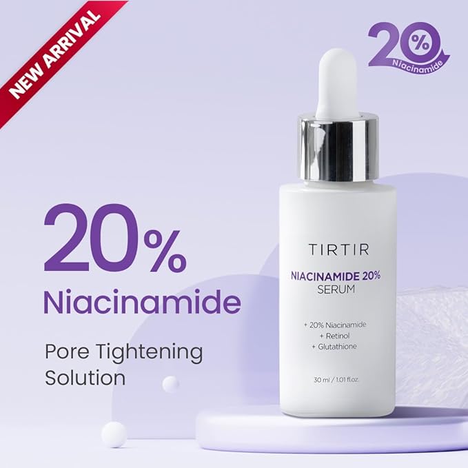 TIRTIR NIACINAMIDE 20% SERUM + RETINOL + GLUTATHIONE 30ML