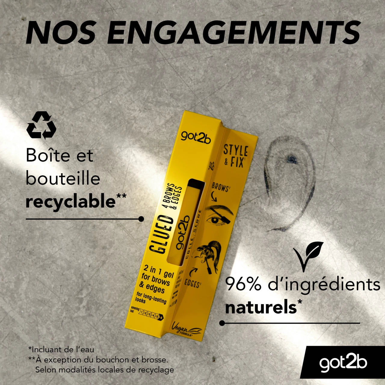 GOT2BE GEL SOURCILS 2EN1 COLLÉ-SERRÉ 16 ML