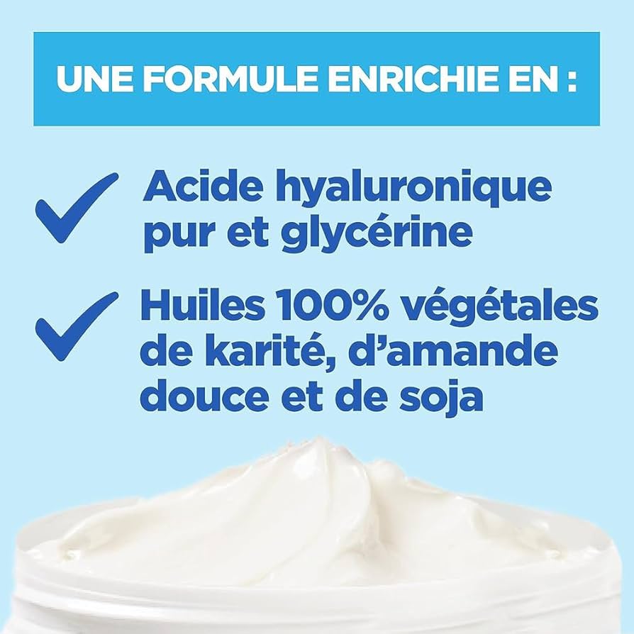 MIXA LA CRÈME FRAÎCHE ET FONDANTE À L'ACIDE HYALURONIC PUR 400ML