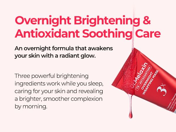 DR.MELAXIN TX- ASTAXANTHIN OVERNIGHT WRAPPING MASK 3x 80ML