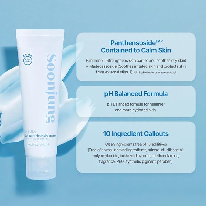 ETUDE SOONJUNG 2X BARRIER INTENSIVE CREAM 60ML