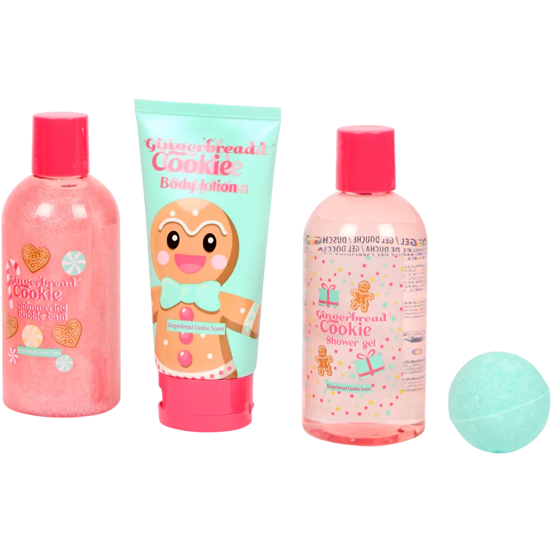 COFFRET CADEAU BONHOMME EN PAIN D’EPICES 4 PIECES