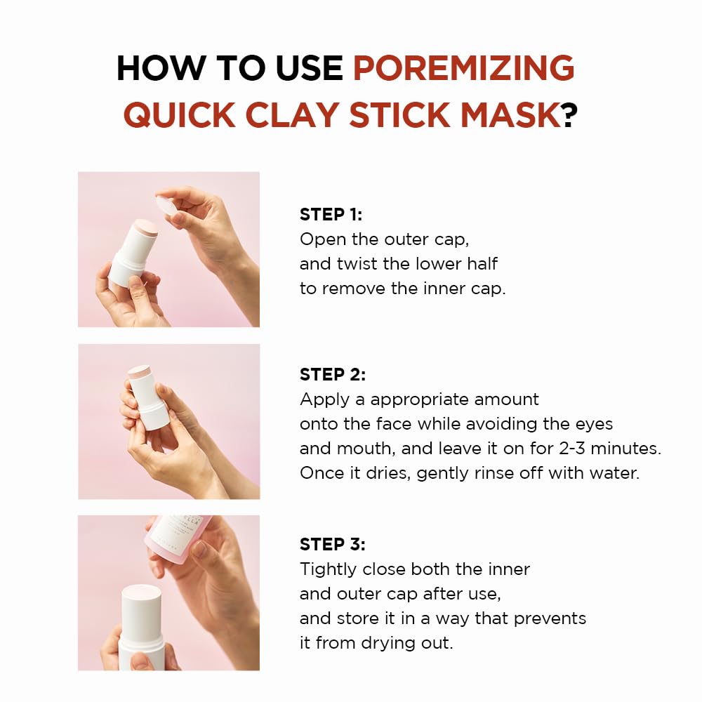 MADAGASCAR CENTELLA POREMIZING QUICK CLAY STICK MASK (MASQUE EN BÂTON D'ARGILE) 27G
