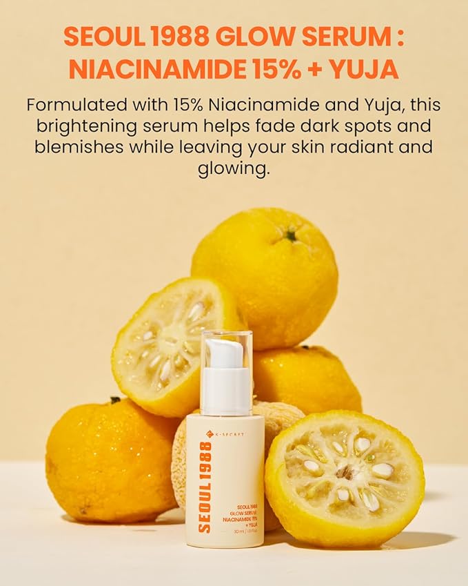 K-SECRET SEOUL 1988 GLOW SERUM NIACINAMIDE 15% + YUJA 30ML