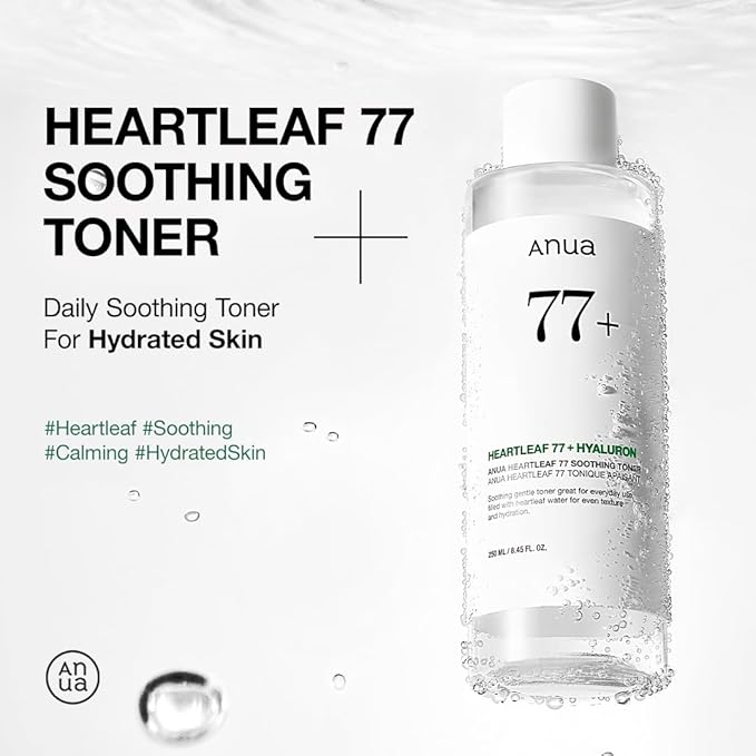ANUA HEARTLEAF 77% SOOTHING TONER 250 ML