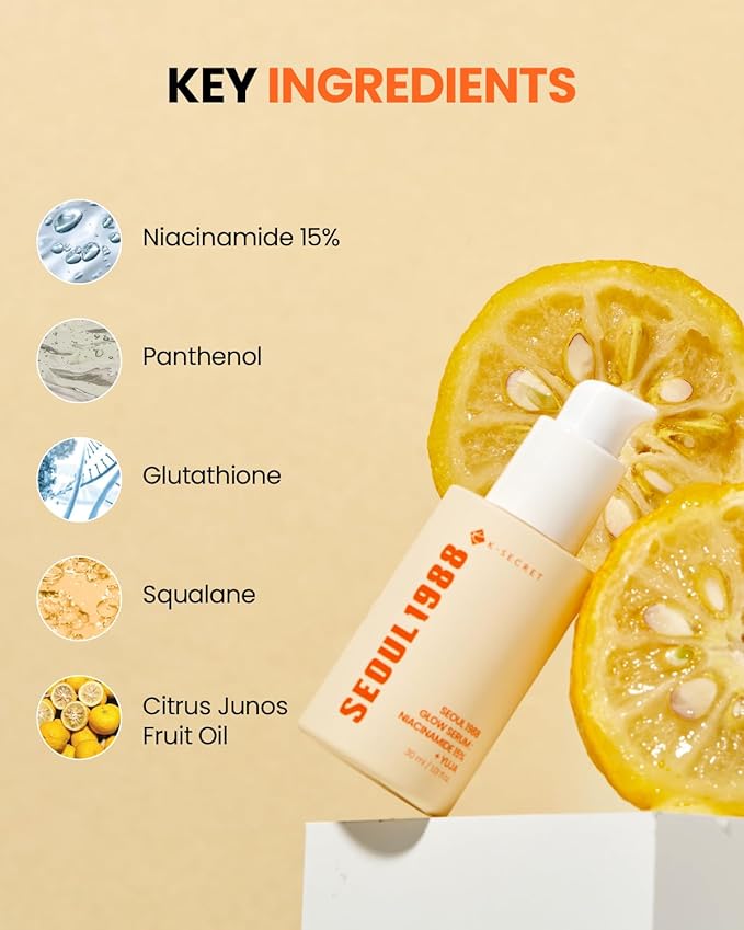 K-SECRET SEOUL 1988 GLOW SERUM NIACINAMIDE 15% + YUJA 30ML