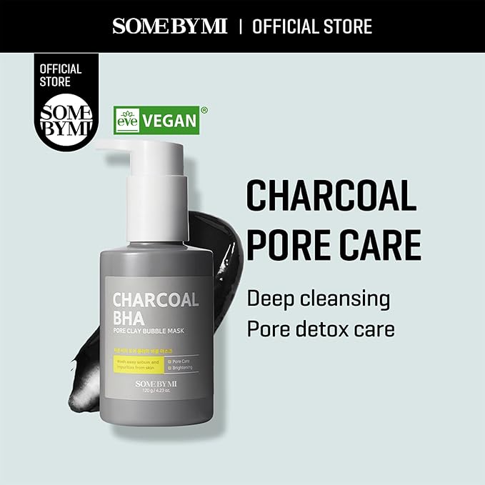 SOME BY MI CHARCOAL BHA PORE CLAY BUBBLE MASK 120G