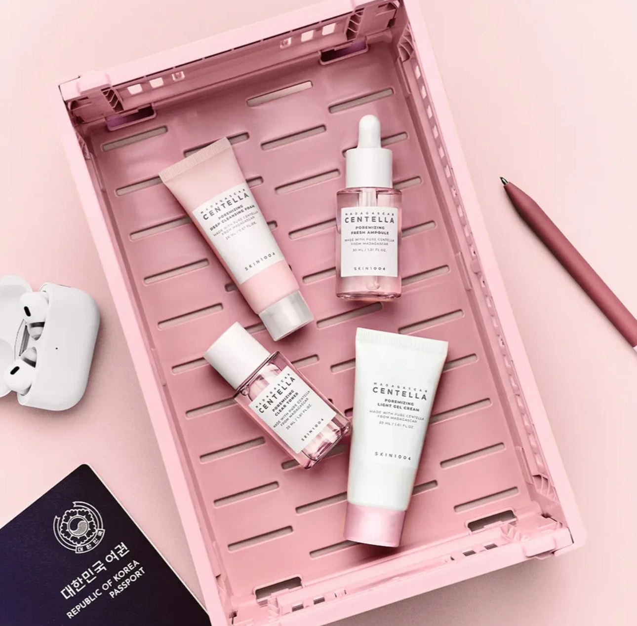 SKIN 1004 POREMIZING TRAVEL KIT 4 PCS